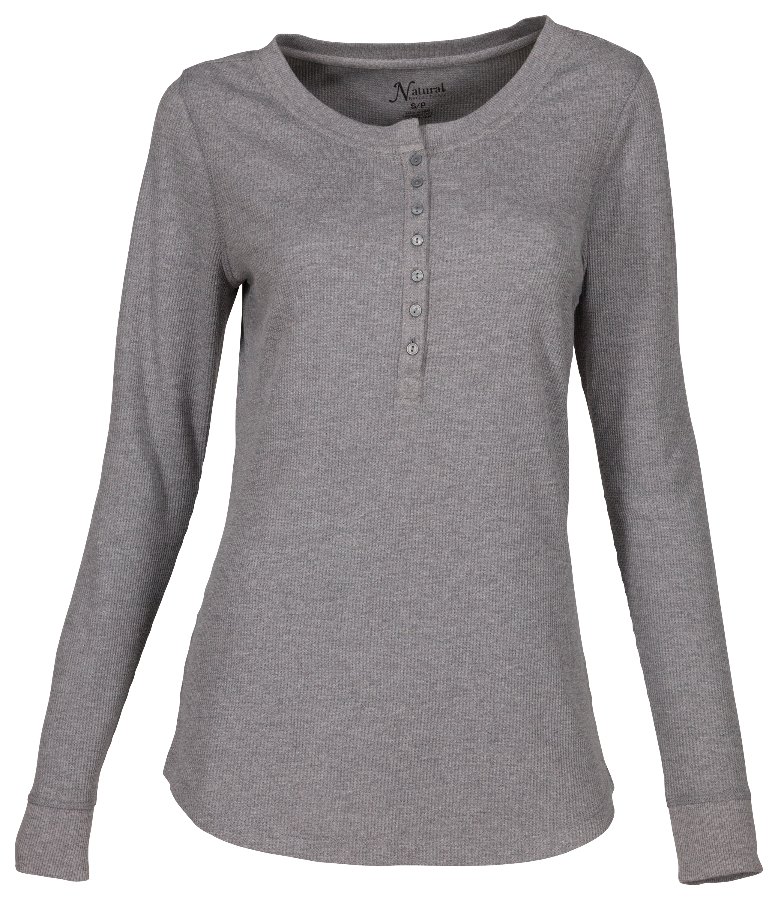 Natural Reflections Waffle Knit Sleep Henley for Ladies | Bass Pro Shops